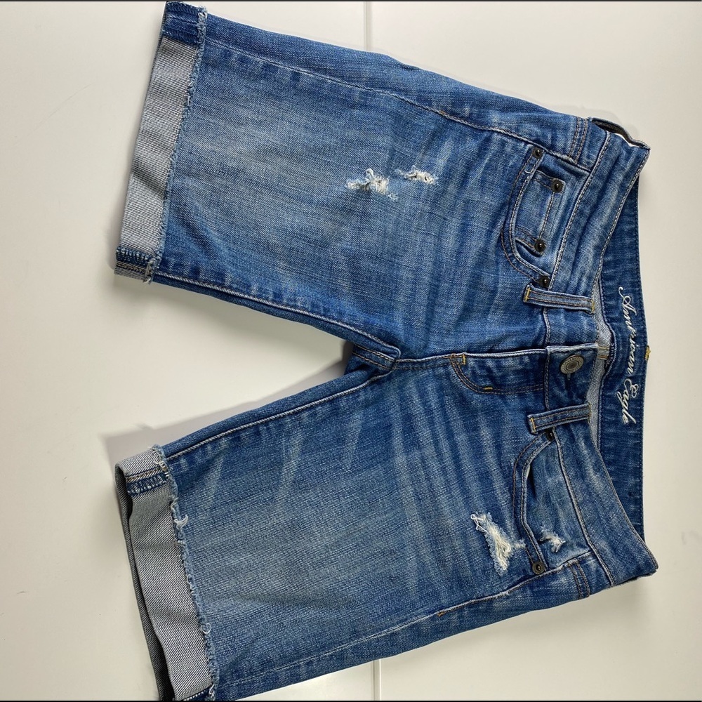 American Eagle Bermuda Jeans Shorts  Size "0"